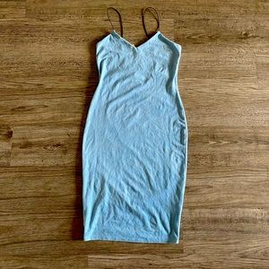 Light blue midi dress